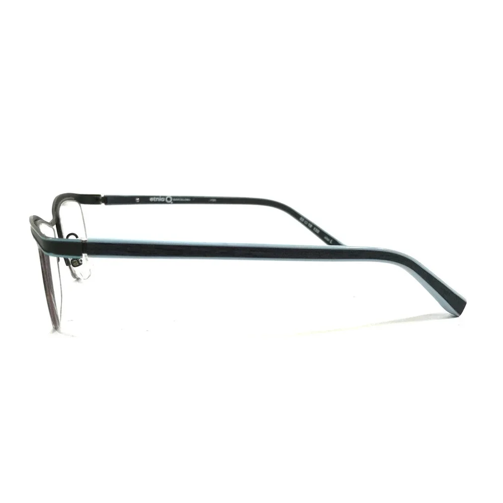 Etnia Barcelona Eyeglasses Frames TAMPERE CYSK Cyan Sky Black Blue 53-18-135